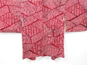 アンティーク　本総絞り抽象模様羽織(ショール付き)